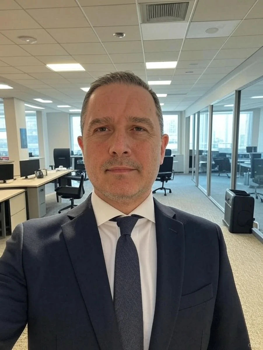 Marco D., cliente SPREZZA, in ufficio