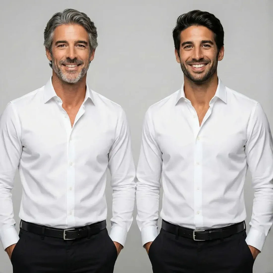 Due uomini in camicia bianca SPREZZA